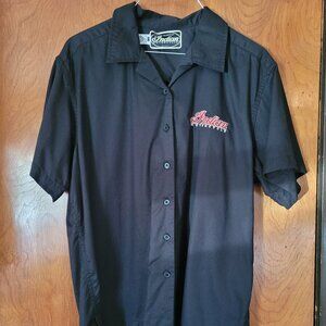 LADIES INDIAN MOTORCYCLE BUTTON DOWN TOP  LARGE